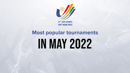 Most popular tournaments in May 2022
